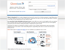 Tablet Screenshot of chaoshost.com